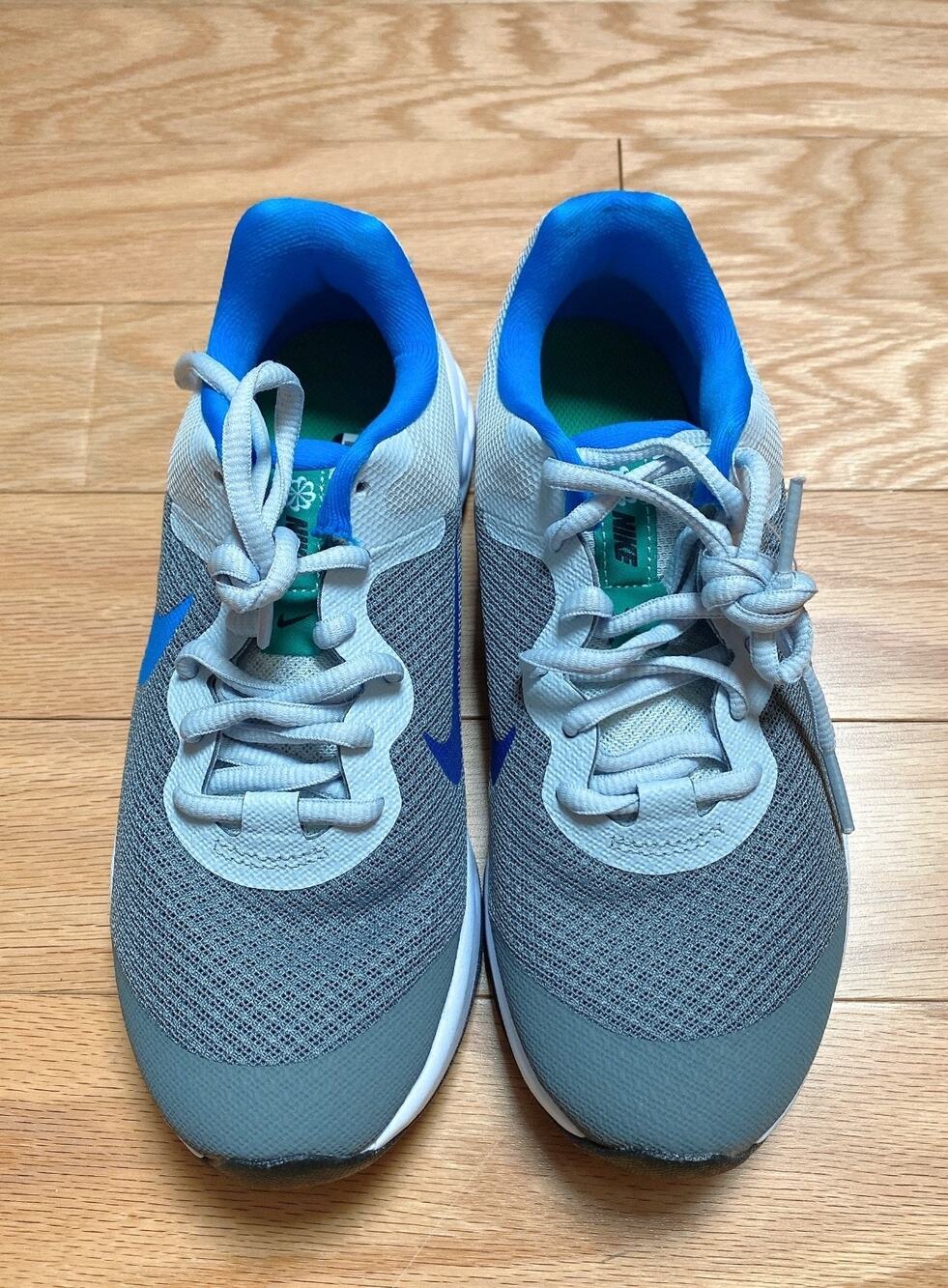 NWT Nike Revolution 6 NN GS 3.5Y Cool Grey Blue Running Shoes